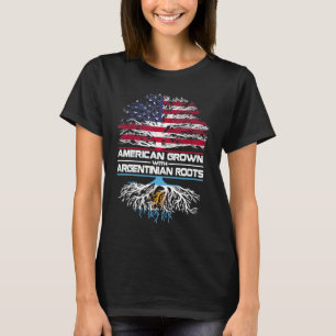 Amerikaner erhoben mit Argentinier Roots Argentini T-Shirt