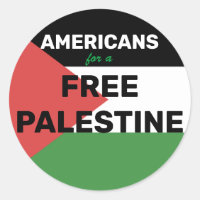 AMERIKANER FÜR EINE KOSTENLOSE PALÄSTINENFLAGE ROT