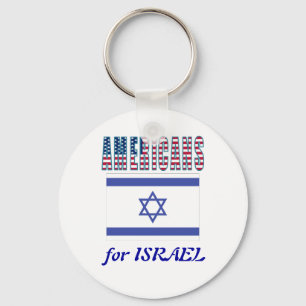 Amerikaner für Israel-Schlüsselanhänger Schlüsselanhänger
