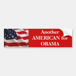 Amerikaner für Obama Autoaufkleber