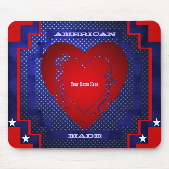 Amerikaner gemacht mousepad (Vorne)