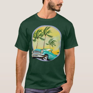 Amerikaner im Sonnenuntergang T-Shirt