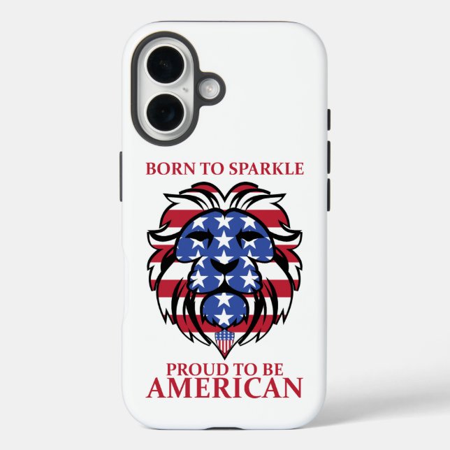 Amerikaner iPhone 16 Hülle (Rückseite)