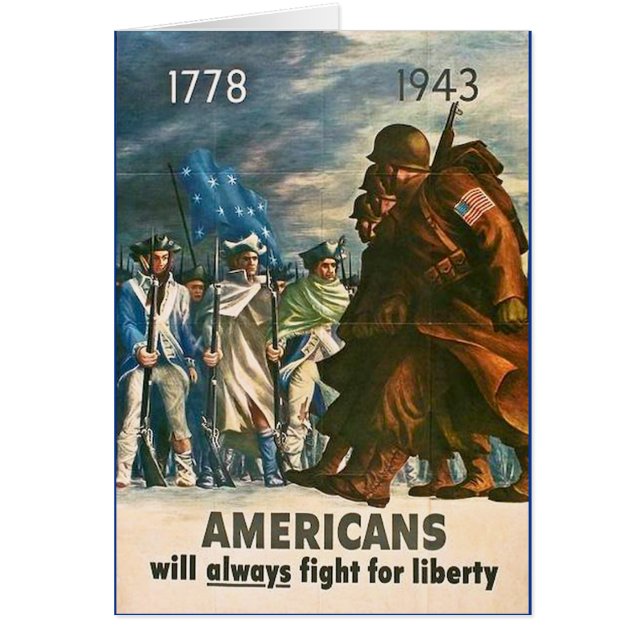 Amerikaner kämpfen immer für Freiheit - WWII (Vorne)