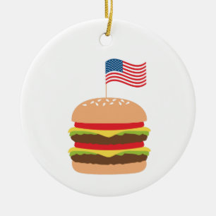Amerikaner Keramik Ornament