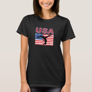 Amerikaner Liebe Gymnastik bei den Sommerspielen T-Shirt