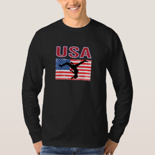 Amerikaner Liebe Gymnastik bei den Sommerspielen T-Shirt