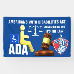 AMERIKANER MIT BEHINDERUNGEN BANNER