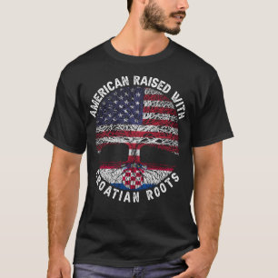 Amerikaner mit kroatischen Wurzeln aufgewachsen T-Shirt