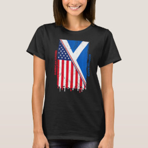 Amerikaner mit schottischen Roots aufgewachsen mit T-Shirt
