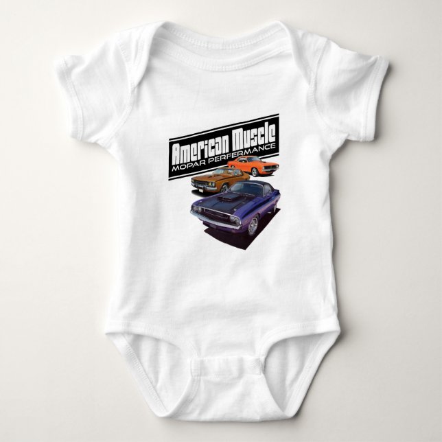 Amerikaner Mopar Muskel Baby Strampler (Vorderseite)