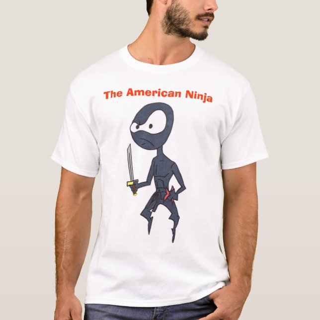 Amerikaner Ninja Shirt (Vorderseite)