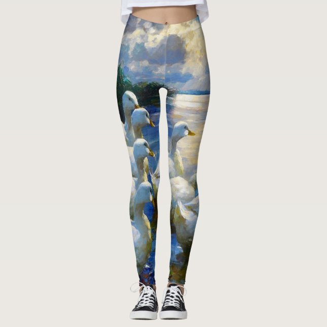 Amerikaner Pekin Duck-2 Leggings (Vorderseite)