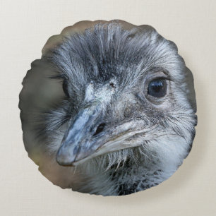 Amerikaner-Rhea-Porträt Rundes Kissen