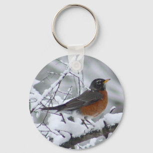 Amerikaner-Robin-Vogel-Schlüsselanhänger Schlüsselanhänger