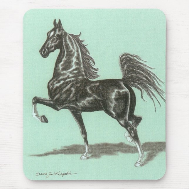 Amerikaner Saddlebred Mousepad (Vorne)