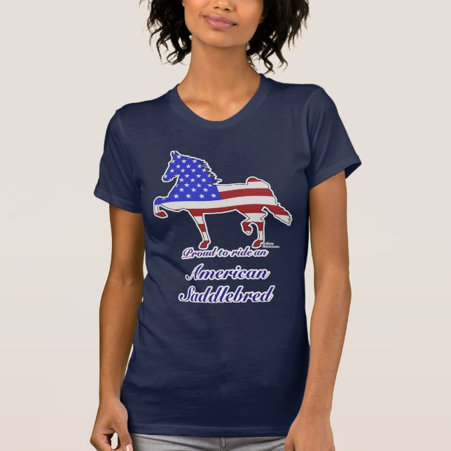 Amerikaner Saddlebred T-Shirt (Vorderseite)