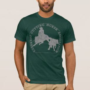 Amerikaner T - Shirt-Cabernets CHA Vert Logo Gris T-Shirt