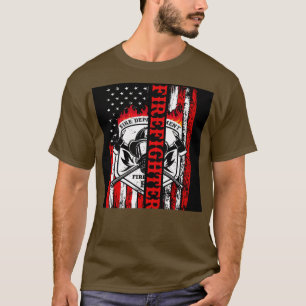 Amerikaner und Feuerwehrleute T-Shirt