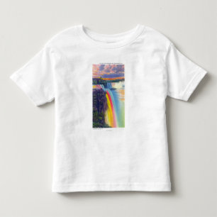 Amerikaner und Hufeisen fällt an der Dämmerung Kleinkind T-shirt