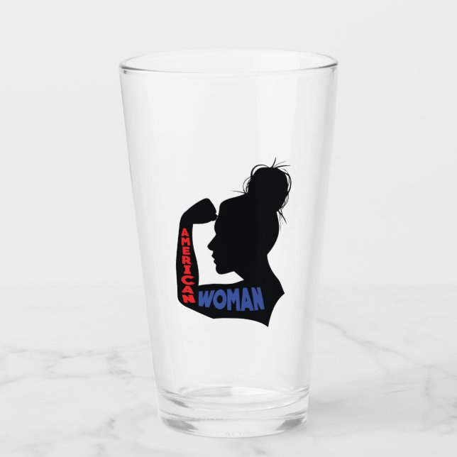 Amerikanerin Glas (Vorderseite)