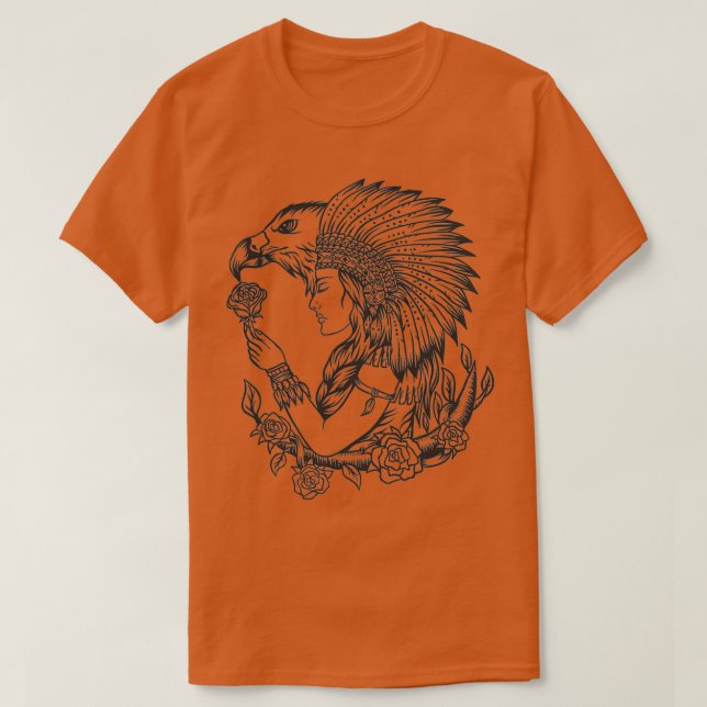Amerikanerin T-Shirt (Design vorne)