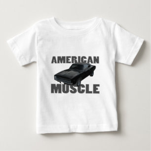 Amerikanermuskel 1968 des Dodgeladegeräts r/t Baby T-shirt