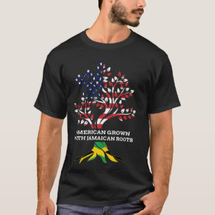 Amerikanisch angebaut mit jamaikanischen Wurzeln, T-Shirt