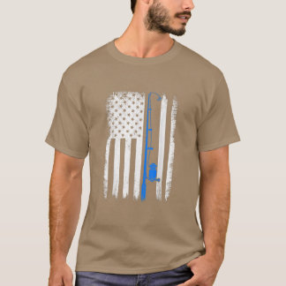 Amerikanisch-Flaggenfischerei Überfischung Frauen T-Shirt