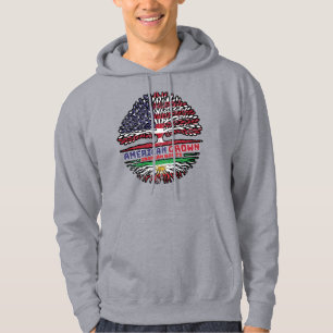 Amerikanisch gewachsen, iranische Wurzeln – Löwe u Hoodie