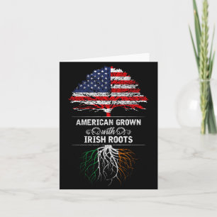 Amerikanisch gewachsen mit irischen Wurzeln 4. Jul Karte