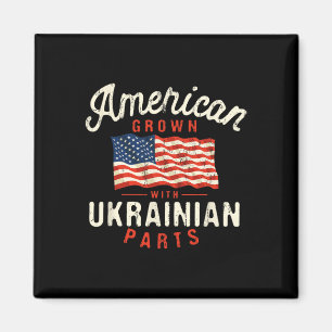 Amerikanisch gewachsen mit ukrainischen Teilen Pat Magnet