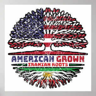Amerikanisch gewachsene iranische Wurzeln – Löwe u Poster