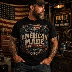 Amerikanisch Hergestellt Für Die Ewigkeit Gegr. 17 T-Shirt