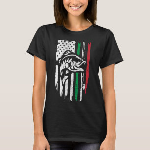 Amerikanisch Italienische Byss-Fischereiflagge Für T-Shirt