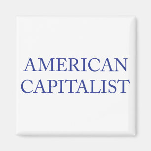 Amerikanisch-kapitalistisch-blau Magnet