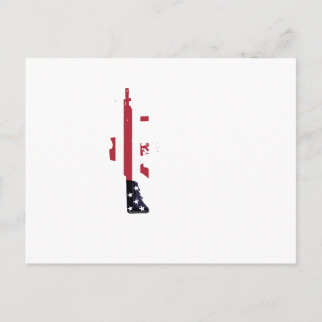 Amerikanisch M4 Postkarte (Vorderseite)