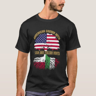 Amerikanisch mit polnischen und italienischen Wurz T-Shirt