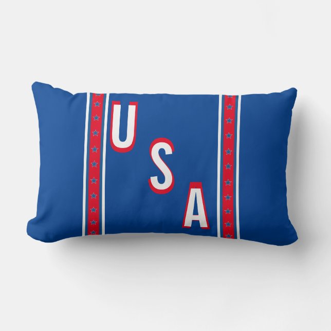 amerikanisch patriotisch lendenkissen (Vorderseite)