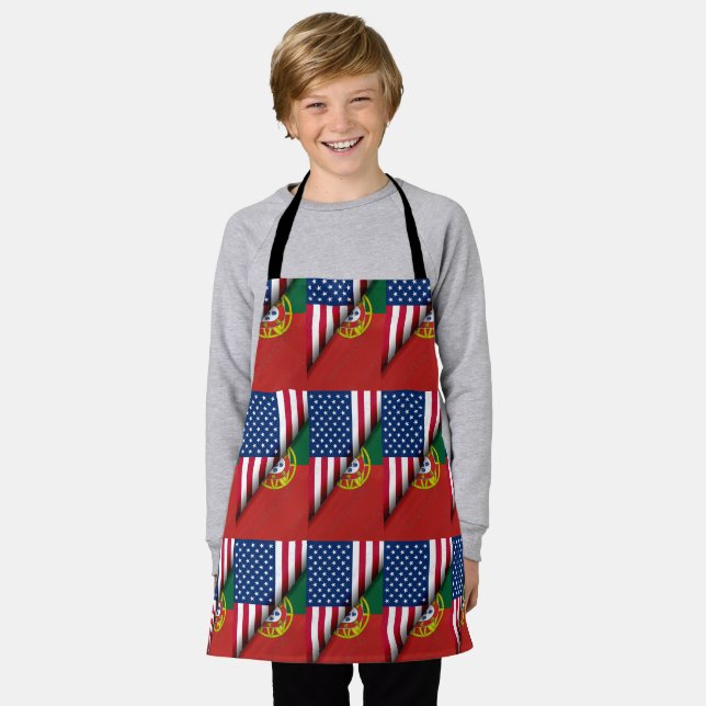 Amerikanisch-portugiesische Designs Schürze (Getragen)