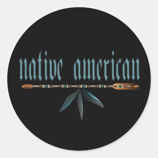 amerikanisch runder aufkleber (Vorderseite)