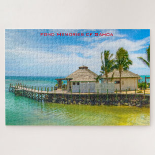 Amerikanisch Samoa Beach Szene. Jigsaw Puzzle