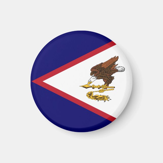 Amerikanisch-Samoa-Flagge Magnet (Vorne)