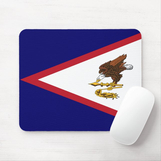 Amerikanisch-Samoa-Flagge Mousepad (Mit Mouse)