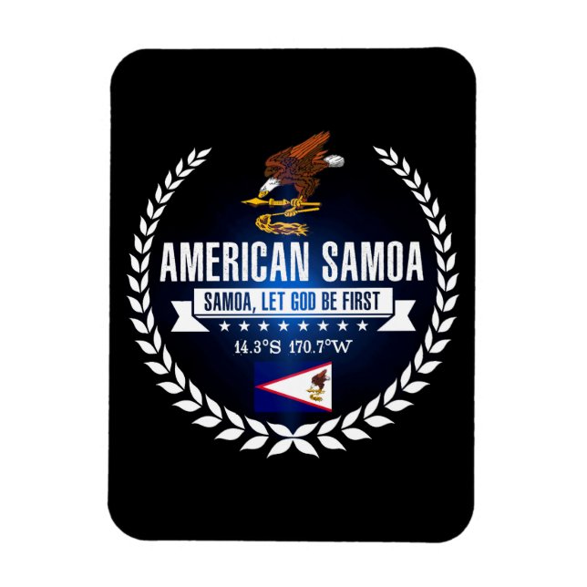 Amerikanisch-Samoa Magnet (Vertikal)