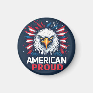 Amerikanisch Stolz USA-Flagge Patriotisches Gesche Magnet