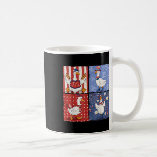 Amerikanische Alberne Gans 4. Juli Gänse Girly Usa Kaffeetasse