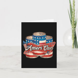 Amerikanische Amerikaner können am 4. Juli Retro U Karte