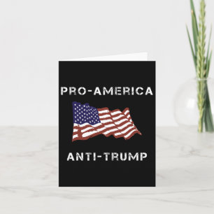 Amerikanische Anti-Trump-Flagge Karte