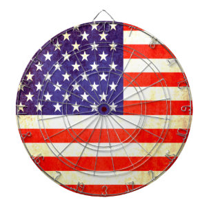 Amerikanische antiqued Art-Dartscheibe US Flagge Dartscheibe